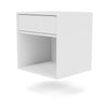 Montana Dream Nightstand With Suspension Rail, New White