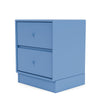Module de tiroir à dérive du Montana avec socle de 7 cm, bleu azur