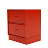 Module de tiroir à dérive du Montana avec du socle de 7 cm, Rosehip Red