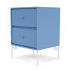 Montana Drift Drawer Module With Legs, Azure Blue/Snow White