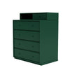 Montana Keep Chest Of Drawers With 3 Cm Plinth, Pine Green