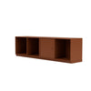 Montana Line Pinie du plateau avec du socle de 3 cm, brun noisette