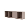 Montana Line Pinie du plateau avec du socle de 3 cm, brun champignon