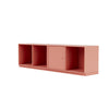 Montana Line Sideboard With 3 Cm Plinth, Rhubarb Red