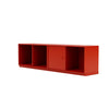 Montana Line Buffet avec socle de 3 cm, Rosehip Red