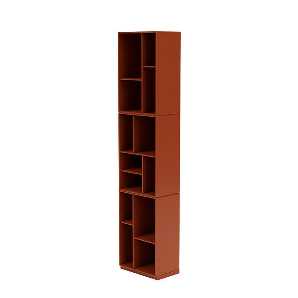 [product_category]-Montana Loom High Bookcase With 3 Cm Plinth, Hokkaido Brown-Montana Furniture-5714322264310-0000LOOM-162-06-MON-1