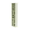 Bibliothèque High Montana Loom avec socle de 3 cm, Green Green