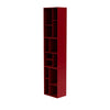 Bibliothèque élevée du Montana Loom avec rail de suspension rouge de betterave