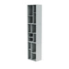 Montana Loom High Bookcase With Suspension Rail, Oyster Grey