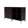 Paire de Montana Buffet classique avec jambes, balsamique / noir