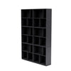 Montana Read Spacious Bookshelf With 3 Cm Plinth, Carbon Black