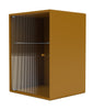 Montana Ripple Bathroom Cabinet, Amber Yellow