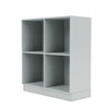 Montana Show Bookcase With 7 Cm Plinth, Oyster Grey