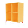 Montana Show Bookcase With Legs, Acacia/Rosehip