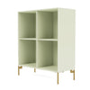 Montana Show Bookcase With Legs, Pomelo/Brass