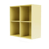 Montana Show Bookcase With Suspension Rail, Chamomile Yellow