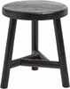 Muubs Tabouret Benji 45 cm, teck noir