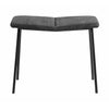 Muubs Tabouret de chanfrein, anthracite / noir
