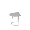 Muuto Table basse aérée coupée de moitié, grise