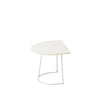 Muuto Table basse aérée coupée de moitié, hors blanc