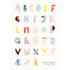  Alphabet Spaghetti DK Affiche 50x70 cm multicolore