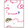 Paper Collective Charlie the Chameleon Affiche, 50x70 cm