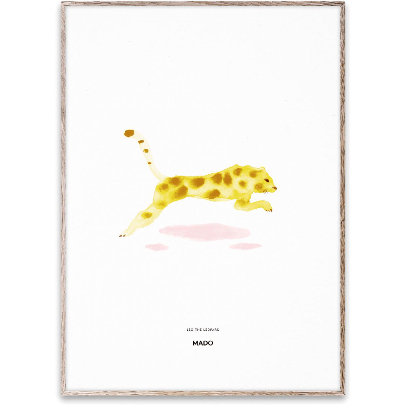 [product_category]-Paper Collective Leo The Leopard Poster, 50x70 Cm-Paper Collective-5713450005628-M1123-PAP-1