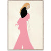  Robe rose affiche 50x70 cm