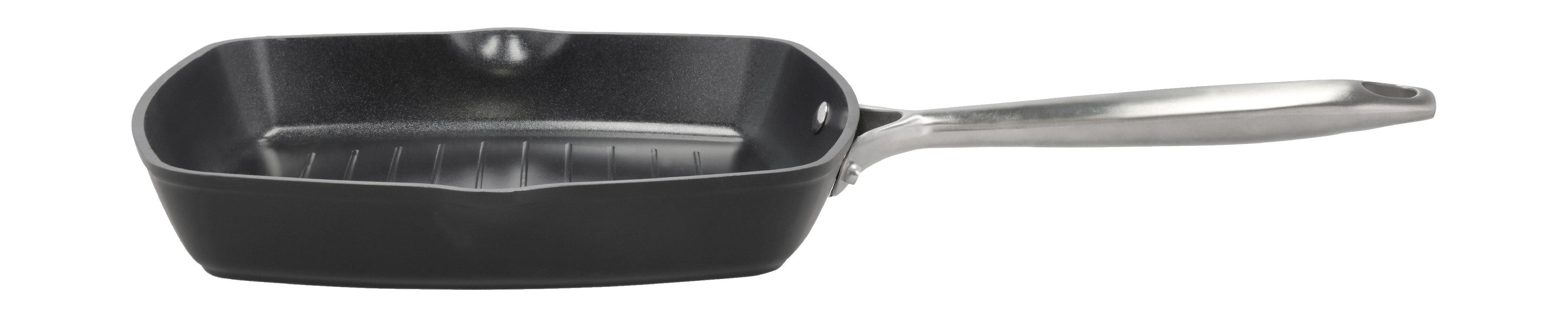 Pillivuyt Gourmet Travo Grill Pan keramic non hell 24x24 cm černá