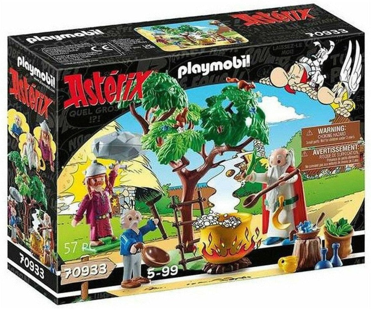 Playset Playmobil Getafix with the cauldron of Magic Potion Astérix