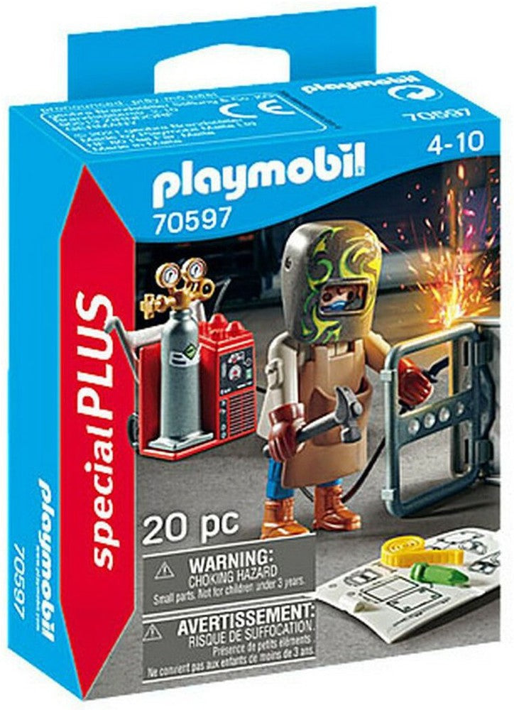 Playset Playmobil Special Plus Welder with equipment 70597