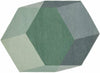 Puik Hexagon ISO Rug, vert