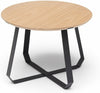 Puik Table d'appoint Shunan bas, cendre / noir