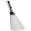  Flash à LED rechargeable lampe à lampe en métal H 48 cm argent