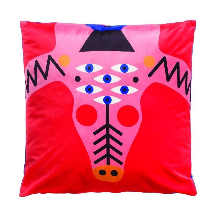 [product_category]-Qeeboo Oggian Cushion 45x45 Cm, Crocopink-Qeeboo-8052049056984-48001CR-QEE-1