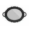 Qeeboo Plateau miroir miroir 110x76,5 cm, noir