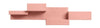 Qeeboo Bibliothèque primitive XS par Studio Nucleo, Pink