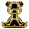 Qeeboo Lampe de table en peluche avec finition en métal de câble, or