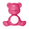 Qeeboo Teddy Girl Led Rechargeable Table Lamp, Fuxia