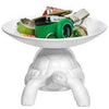 Qeeboo Turtle Carry Pocket Empertier Xs, blanc