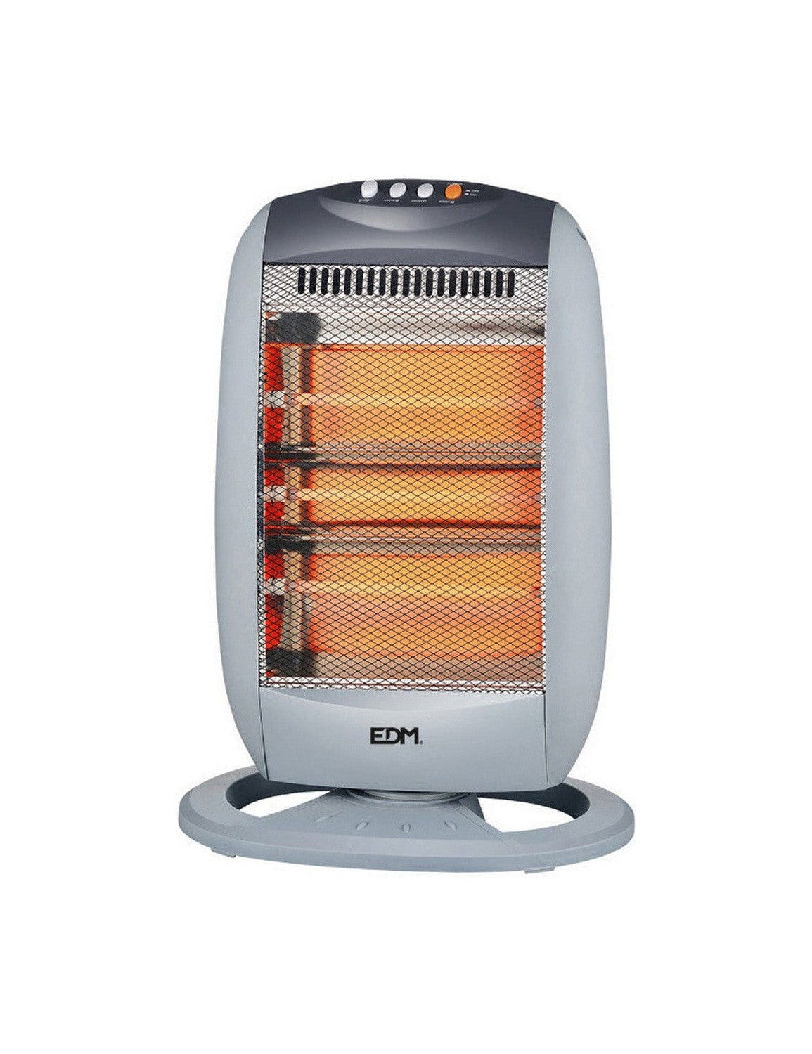 Quartz Heater EDM 07136 Black 1200 W