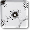 Royal Copenhagen Black Fluted Mega Plate Square, 20 cm