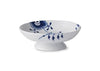 Royal Copenhagen Mega bol bleu cannelé à pied, 17 cm