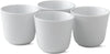 Royal Copenhagen White Fluted Thermo Mug 26cl, 4pcs.