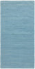 Rug Solid Bleu de l'éternité du tapis en coton, 60 x 90 cm