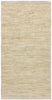 Rug Solid Tapis en cuir beige, 60 x 90 cm