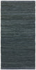 Rug Solid Tapis en cuir gris foncé, 65 x 135 cm