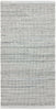 Rug Solid Tapis en cuir gris clair, 140 x 200 cm