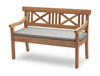 Skagerak Drachmann Cushion 120 cm, cendres