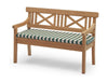 Skagerak Drachmann Cushion 120 cm, abricot clair / vert foncé